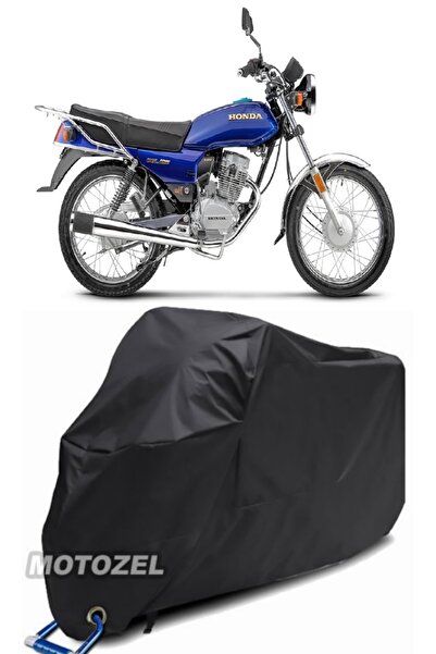 AutoZEL غطاء دراجة نارية هوندا CGL 125 أسود مقاوم للماء (متوافق مع القفل)
