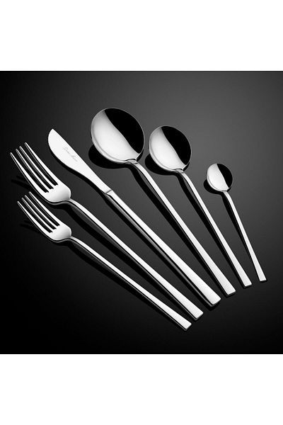 Dame Marie 36 Piece Silver Fork Spoon Set