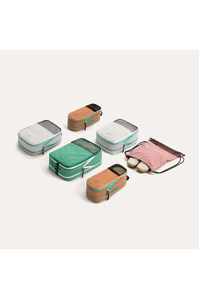 BAGSMART -Blast 6 In 1 Compression Packing Cubes Travel Set