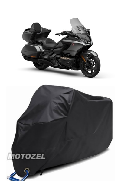 MotoZEL قماش القنب الأسود المتوافق مع قفل Honda Goldwing GL 1800 DCT مقاوم للماء