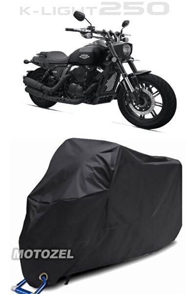 MotoZEL قماش القنب الأسود المتوافق مع قفل Rks K-Light 250 مقاوم للماء