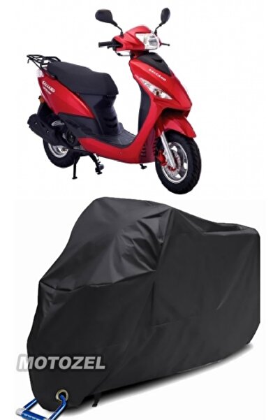 MotoZEL قماش سالكانو أسترو 130 متوافق مع القماش المشمع الأسود للدراجات الناري...