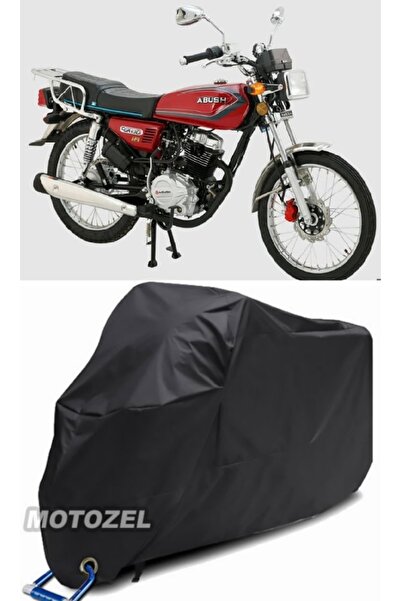 MotoZEL حقيبة ظهر سوداء من Abush CGA 100i وقماش مشمع للدراجات النارية متوافق ...