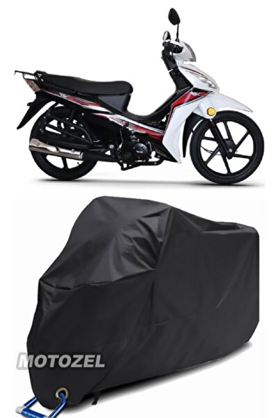 MotoZEL قماش مشمع أسود مقاوم للماء للدراجات النارية متوافق مع القفل 100 من Rk...