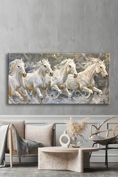 Voovart Modern At Dekoratif Kanvas Tablo -VOOV2786