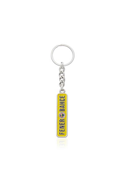 Fenerbahçe Coat of Arms and Lettering Licensed Metal Keychain
