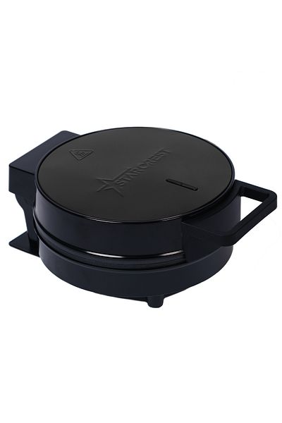 STARCREST Aparat pentru preparat vafe STARCREST WM-1006X, 1200 W, 5 vafe, Placi antiaderente, Negru-Inox