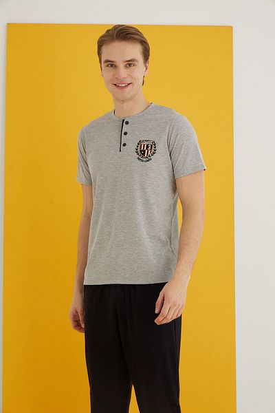 ELİTOL Combed Men's Pajama Suit