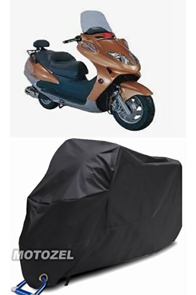 MotoZEL قماش القنب الأسود للدراجات النارية المتوافق مع القفل ASIA AS 150 T 19...