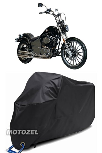 MotoZEL ريجال رابتور رابتور سبايدر 250 حقيبة خلفية سوداء وقفل متوافقان مع الق...