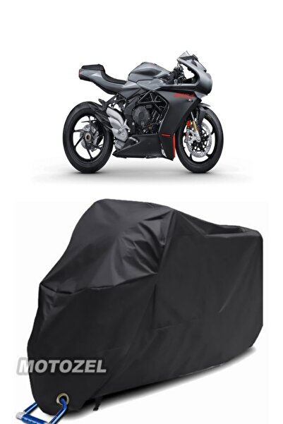 MotoZEL حقيبة خلفية سوداء MV Agusta Superveloce 800 وقماش دراجة نارية متوافق ...