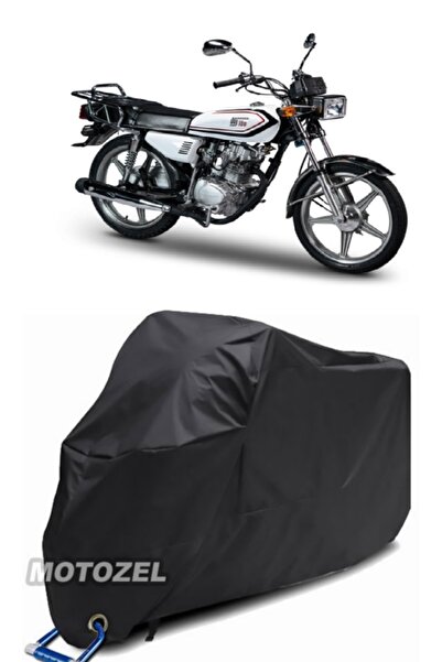 MotoZEL قماش القنب الأسود المتوافق مع قفل Motoran MTR 100 مقاوم للماء