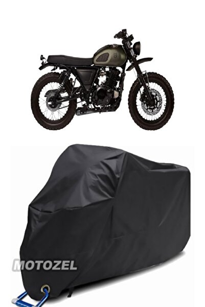 MotoZEL قماش القنب الأسود المتوافق مع قفل Mutt Sabbath 125 مقاوم للماء