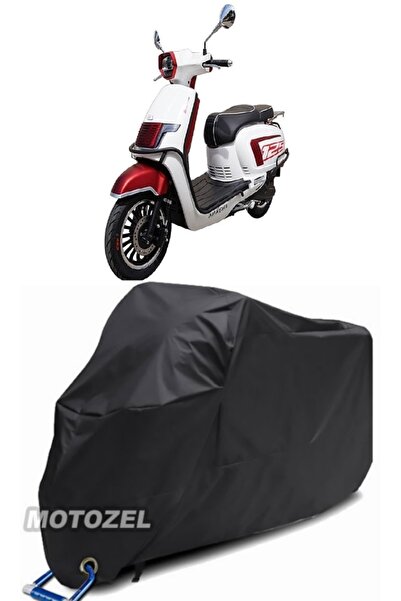 MotoZEL قماش Apachi Beauty 50 Lock المتوافق مع القماش المشمع الأسود للدراجات ...