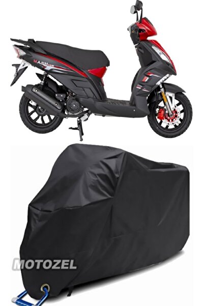 AutoZEL مونديال 125 ماش قماش مشمع أسود للدراجات النارية مقاوم للماء (متوافق م...