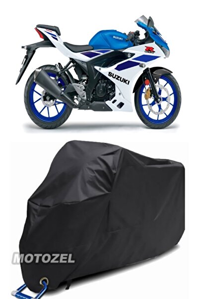 MotoZEL قماش القنب الأسود المتوافق مع قفل سوزوكي GSX-R 125 مقاوم للماء