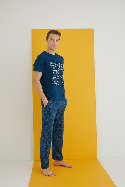 ELİTOL Combed Men's Pajama Suit