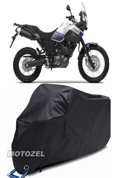 MotoZEL قماش القنب الأسود المتوافق مع قفل Yamaha XTZ 660ZA Tenere مقاوم للماء