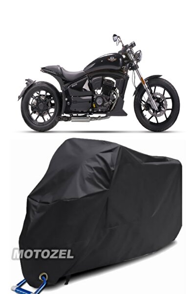 AutoZEL ريجال رابتور رابتور بيلدر 125 قماش مشمع أسود للدراجات النارية مقاوم ل...