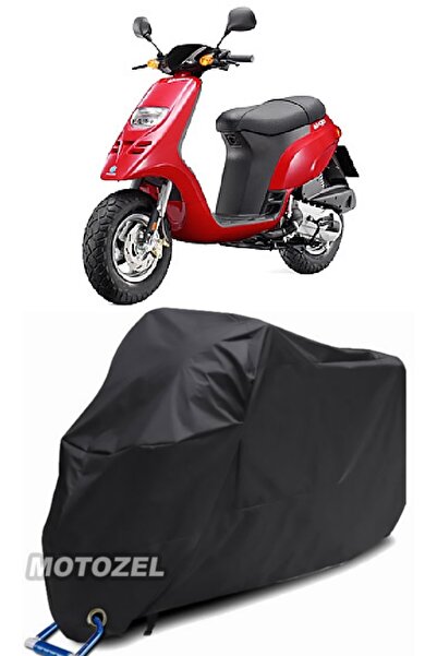 MotoZEL قماش بياجيو تايفون 125 متوافق مع القماش المشمع الأسود للدراجات الناري...