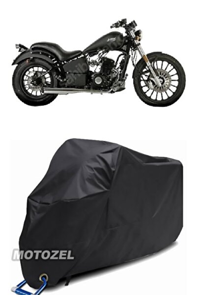 MotoZEL قماش القنب الأسود المتوافق مع قفل Regal Raptor DD 125E مقاوم للماء