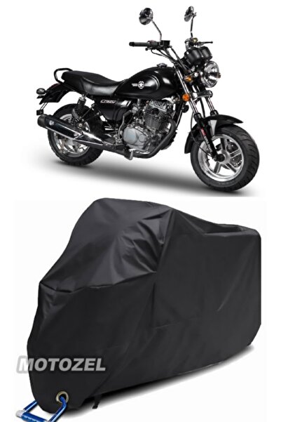 AutoZEL قماش مشمع للدراجات النارية من موتوران كريزي 125 أسود مقاوم للماء (متو...