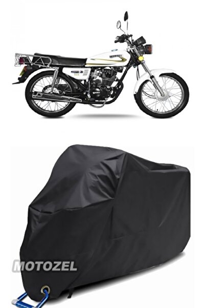 MotoZEL قماش القنب الأسود المتوافق مع قفل Yuki YK125 Rex مقاوم للماء