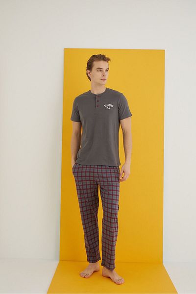 ELİTOL Combed Men's Pajama Suit