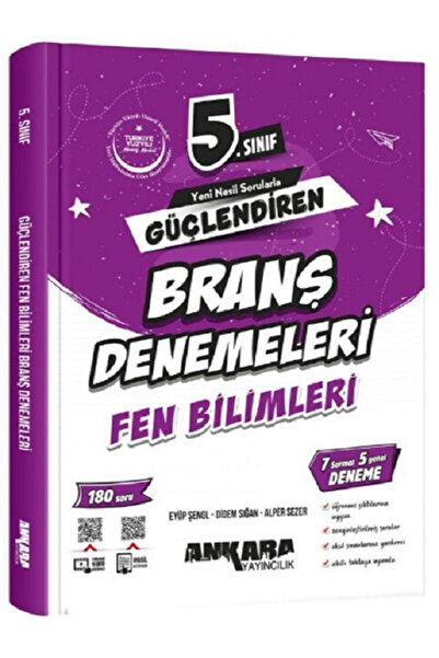 Açı Yayınları 5.Sınıf Ankara Güçlendiren Branş Denemeleri Fen Bilimleri - 180...