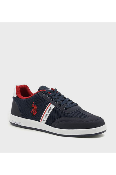 U.S. Polo Assn. حذاء رياضي رجالي 3M KARES 3FX-أزرق داكن