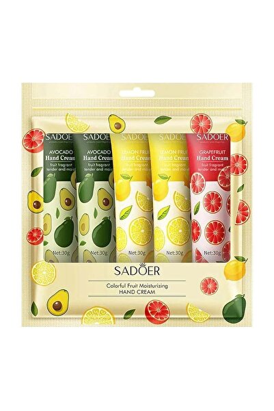SADOER مجموعة العناية باليدين المرطب برائحة الجريب فروت والليمون والافوكادو م...