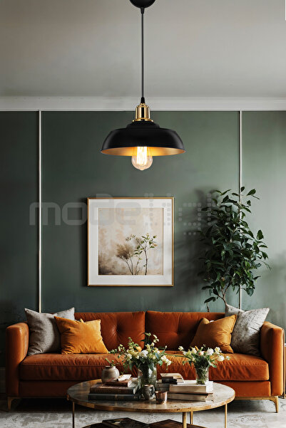 Modelight KARYA SİYAH - GOLD TEKLİ SARKIT (GOLD KUKALI) SALON-OTURMA-ÇOCUK-YE...