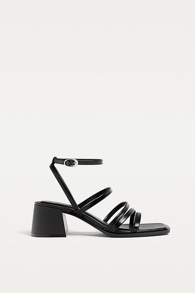 Stradivarius Strappy block heel sandals