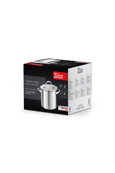 Zilan Zilan ZLN1368 stainless steel pot, 5.5L, Diameter 24 cm, Gas, induction, electric, dishwasher compatible
