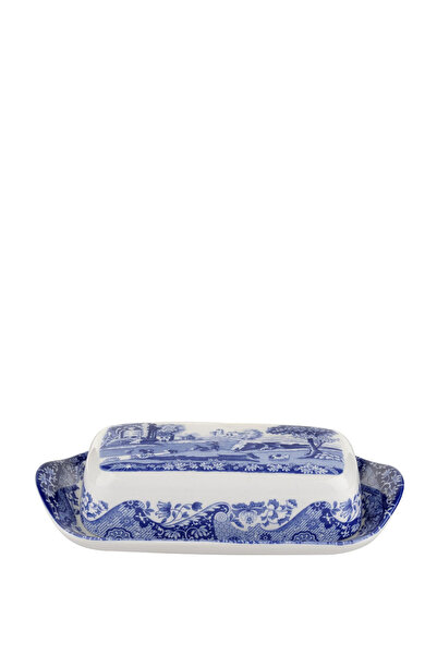 SPODE Blue Italian Porselen Tereyağlık