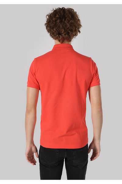Colin's Slim Fit Polo Gât Polo roz pentru bărbați cu mânecă scurtă