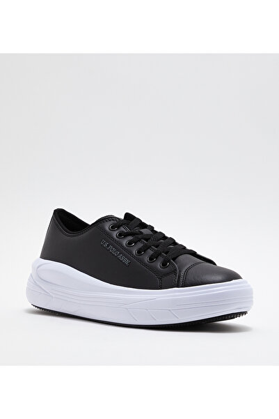 U.S. Polo Assn. حذاء رياضي نسائي أسود 2W CLEME PU 2PR