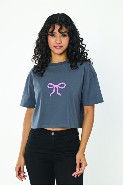 By Caspita Fashion Lenithra ženska Oversize kroj traka Štampano dimljena Skra...