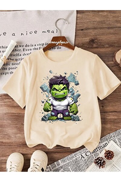 oneagılyazı Tricou supradimensionat pentru copii cu imprimeu Hulk
