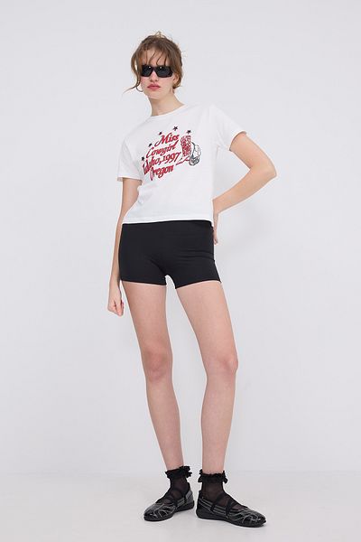 Addax Printed No Arms T-Shirt P10427