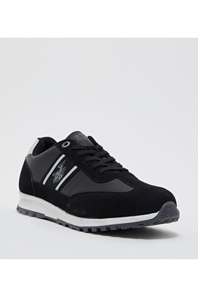 U.S. Polo Assn. حذاء رياضي رجالي 3M BRODY 3FX أسود اللون