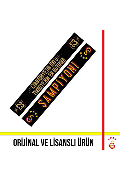 Galatasaray Lisanslı 23. Şampiyonluk Şal Atkı