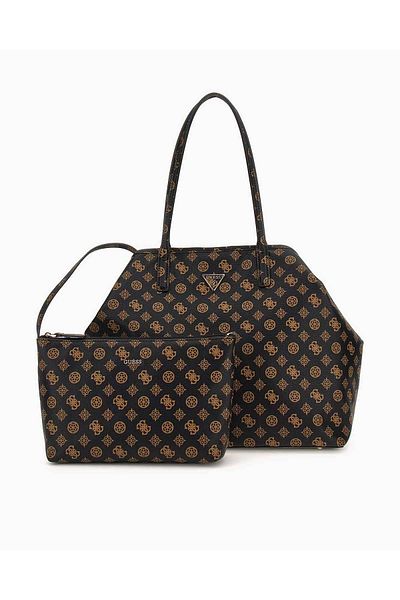 Guess Eco Victoria Large Monogram Shoulder Bag