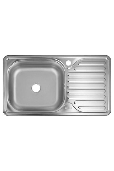 Freddo Chiuveta Pentru Bucatarie Sn8002s, Cuva Stanga, Finisaj Anticalcar, 76 X 42 Cm, Inox