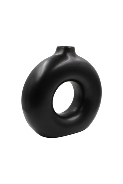 Arti Casa Διακοσμητικό βάζο, πορσελάνη, Arti Casa, 31 x 10,5 x 31 cm, μαύρο