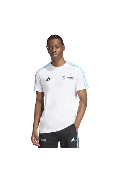 adidas Ανδρικό λευκό μπλουζάκι με στρογγυλή λαιμόκοψη Mer Dna M