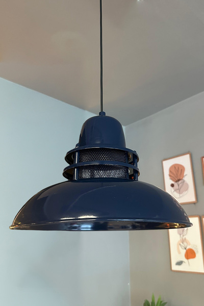 Bamyum Fener Lacivert Avize Tekli Sarkıt Mutfak Yatak Odası Salon Masaüstü Lamba Aydınlatma Modelleri