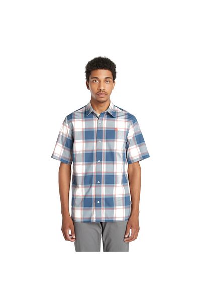 Timberland Tfo Check Poplin Short Sleeve Shirt
