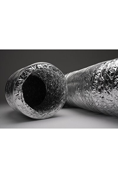 Flexiva Ø160MM Air Alüminyum Izolesiz Flexible Hava Kanalı (10MT)