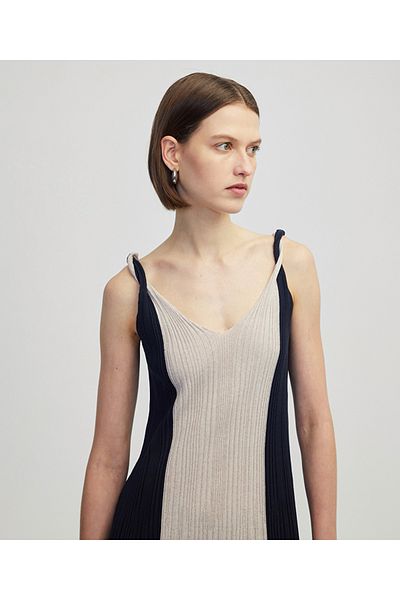 İpekyol Colorblock Knitwear Dress